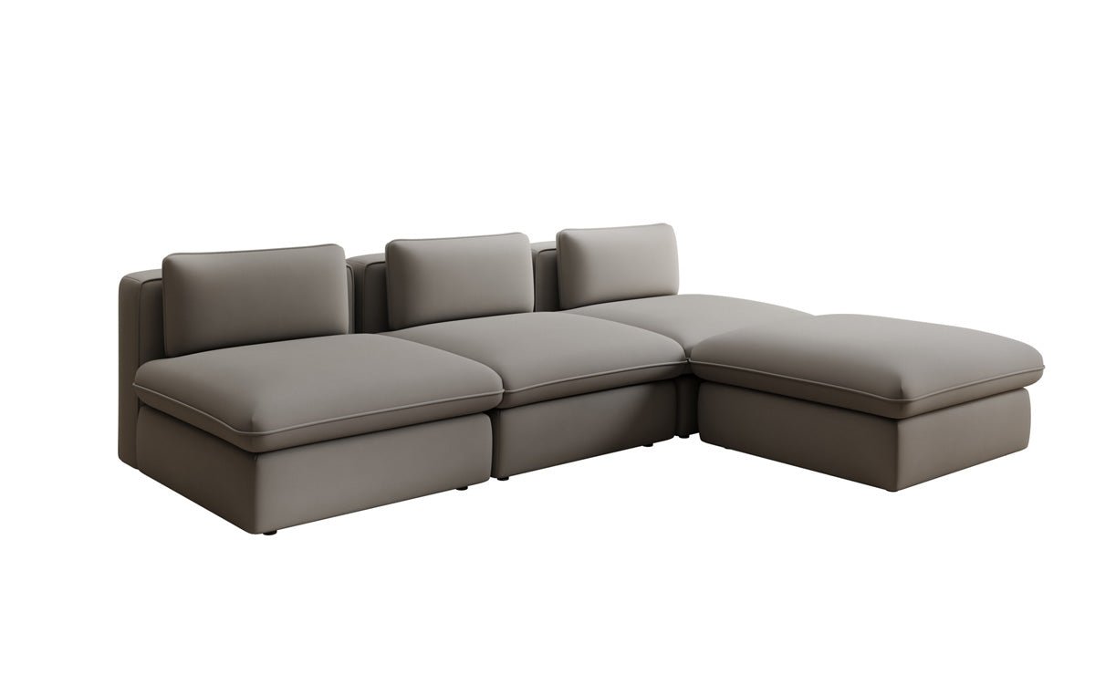 Designer L Sofa Cuddle in Stoff