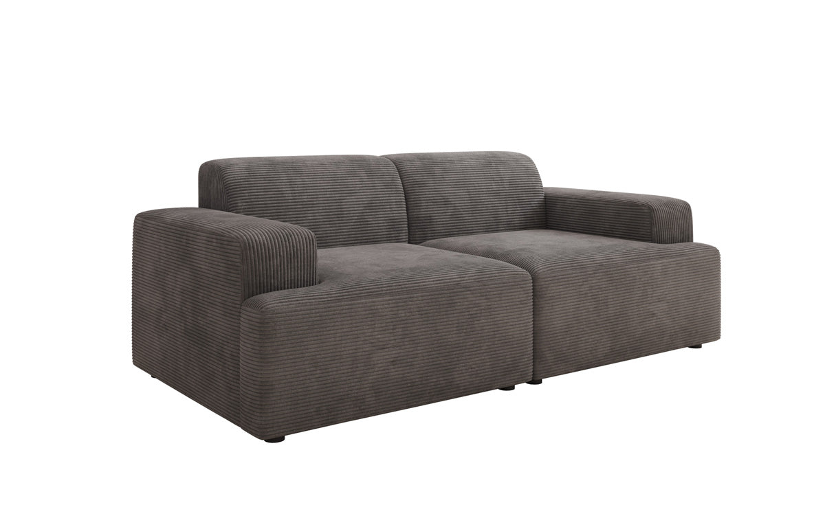 Designer 2 Sitzer Sofa Monza in Cord