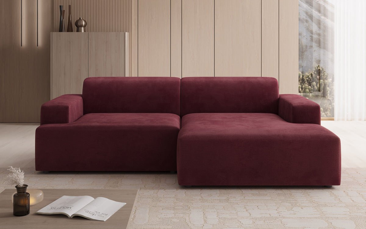 Designer Sofa Monza L in Samt