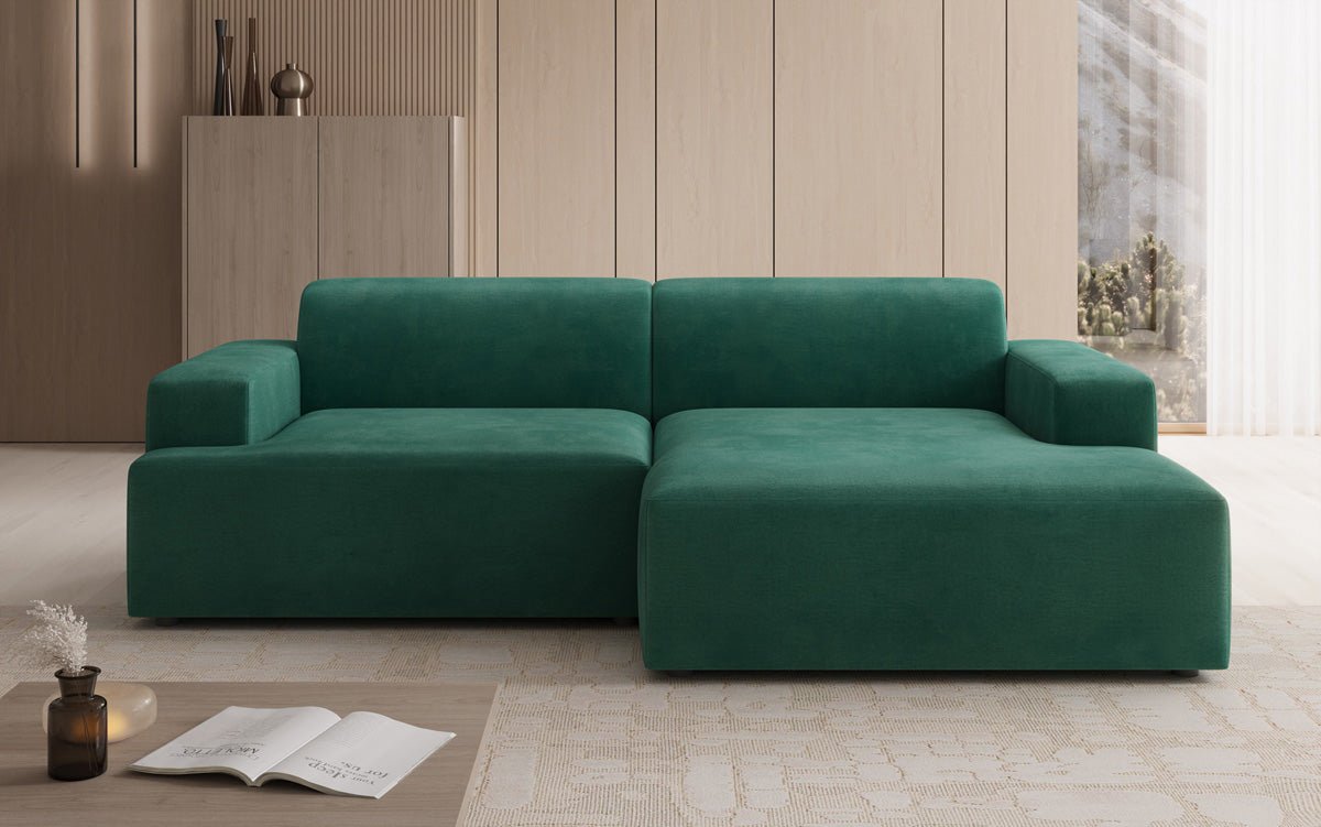 Designer Sofa Monza L in Samt