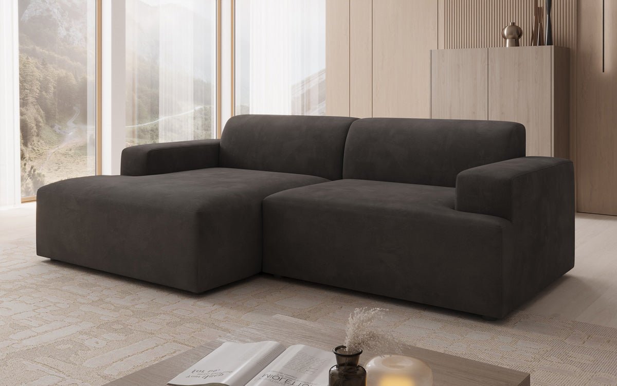 Designer Sofa Monza L in Samt