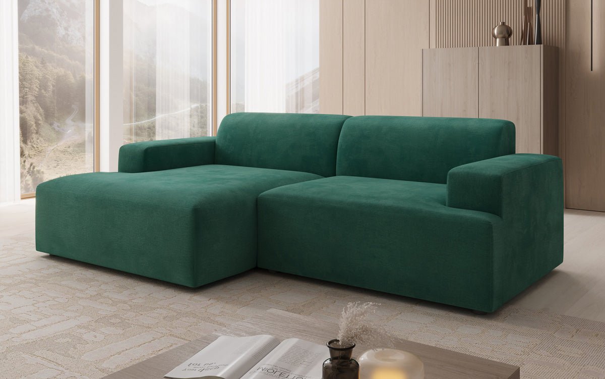 Designer Sofa Monza L in Samt