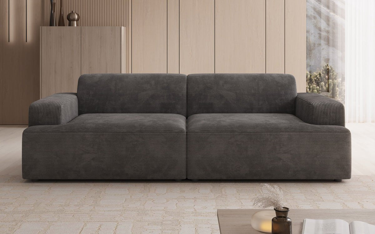 Designer 3 Sitzer Sofa Monza in Cord