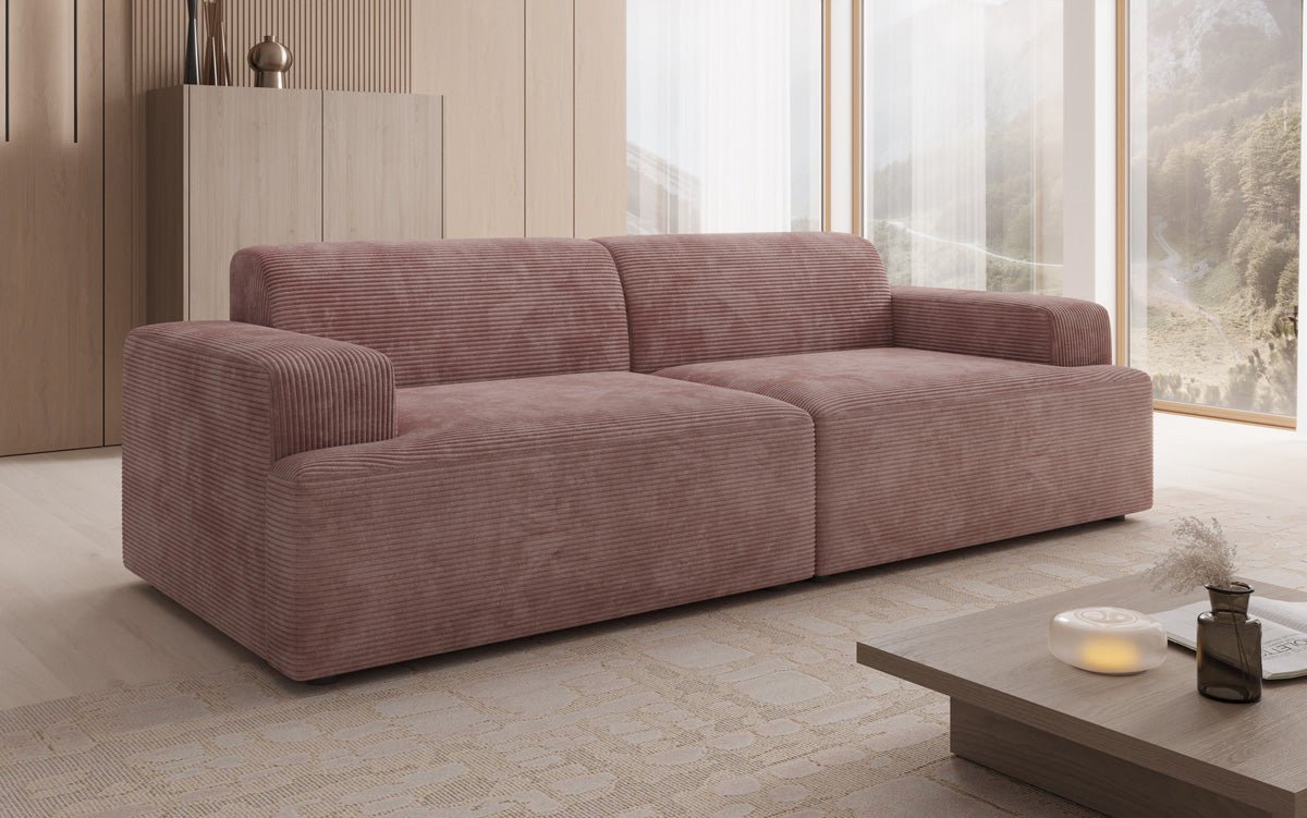 Designer 3 Sitzer Sofa Monza in Cord