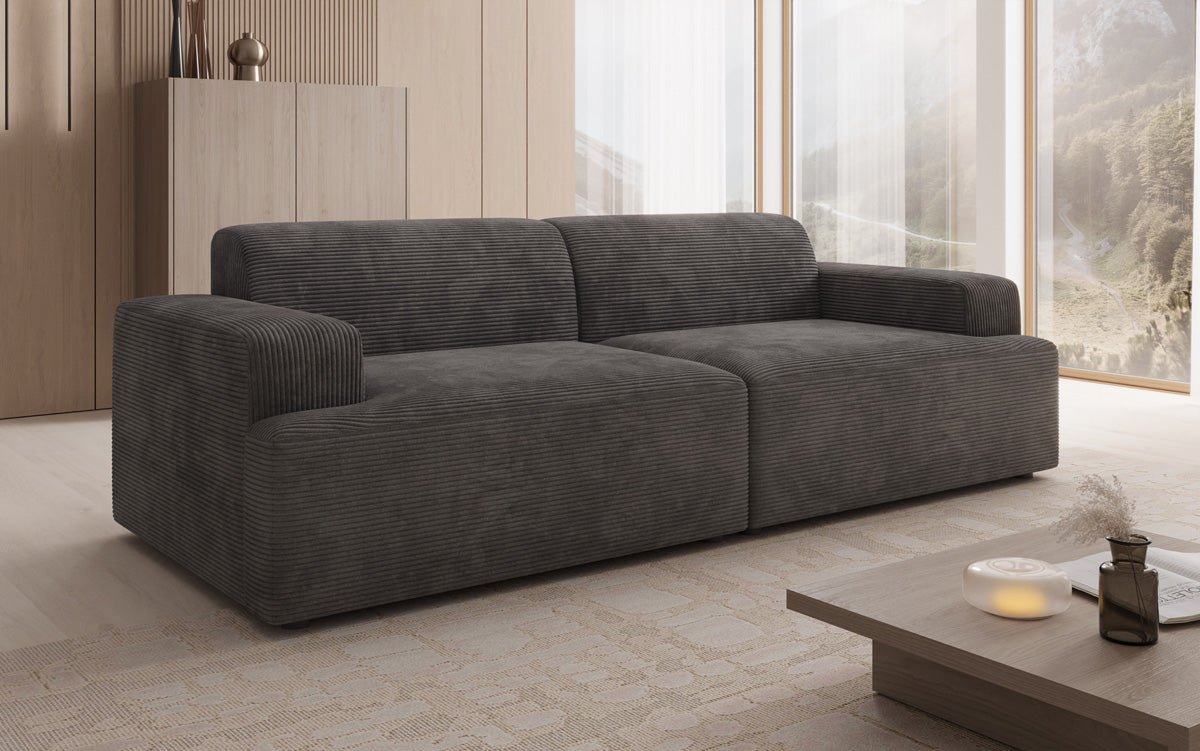 Designer 3 Sitzer Sofa Monza in Cord