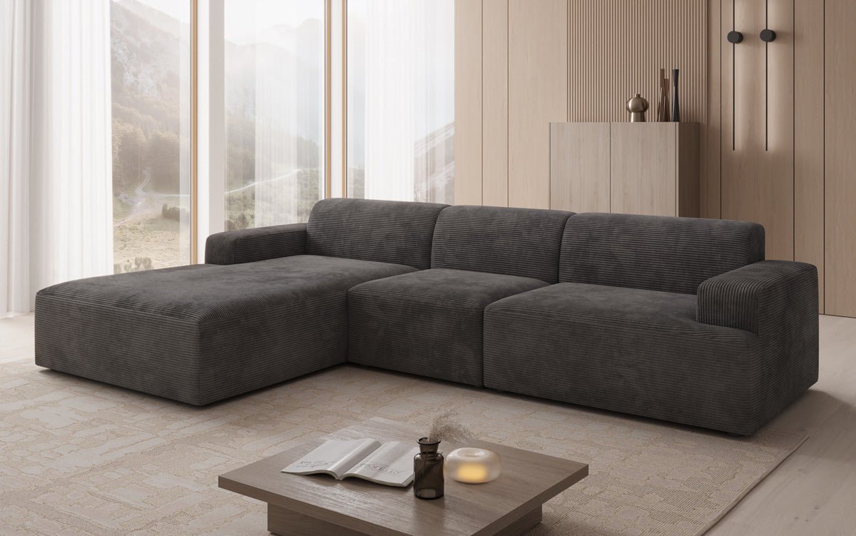 Designer Sofa Monza L Maxi in Cord