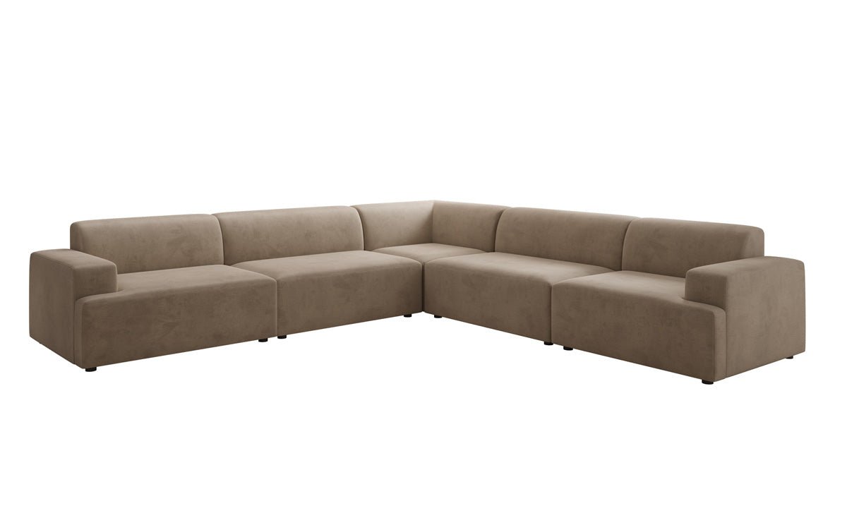 Designer Sofa Monza Wohnlandschaft L XXL in Samt