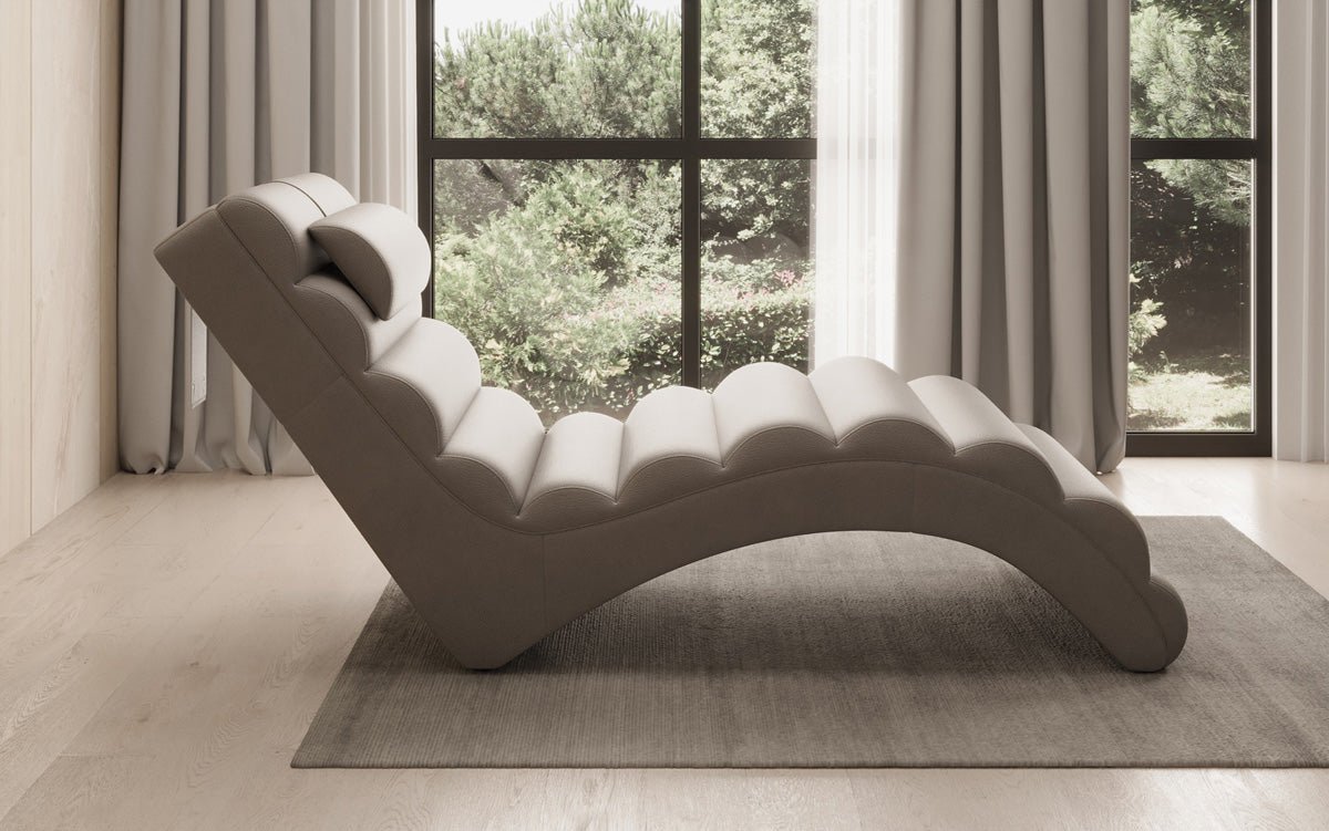 Designer Relax-Liege Malina in Echtleder