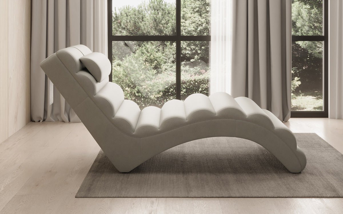 Designer Relax-Liege Malina in Echtleder