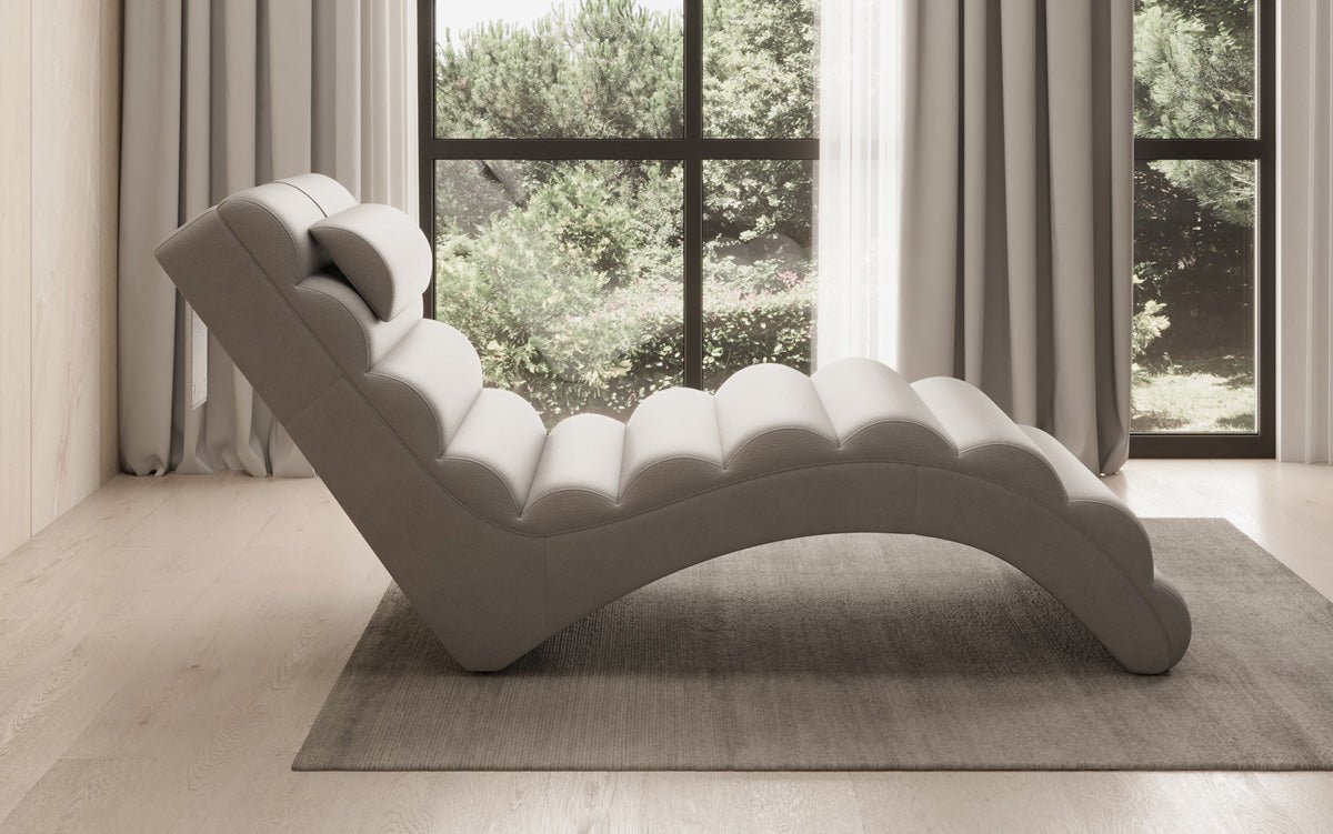 Designer Relax-Liege Malina in Echtleder