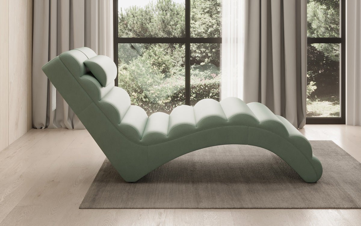 Designer Relax-Liege Malina in Echtleder