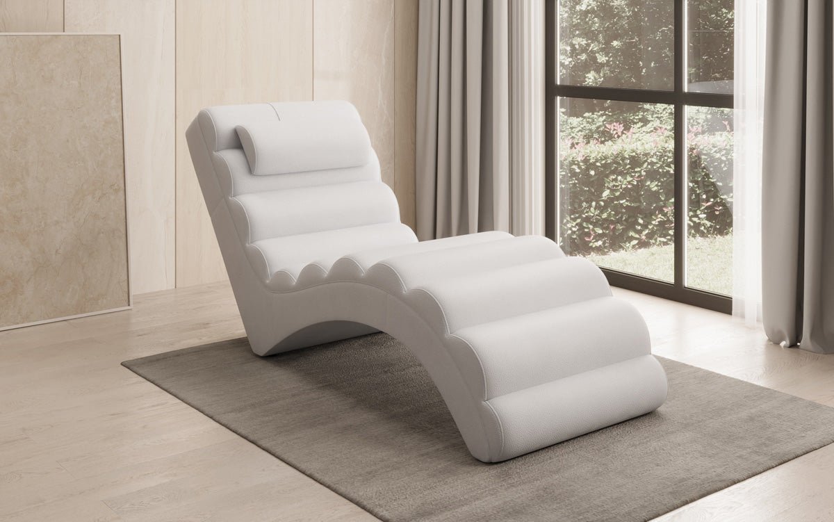 Designer Relax-Liege Malina in Echtleder