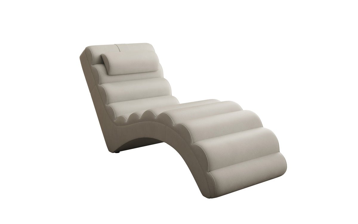 Designer Relax-Liege Malina in Echtleder