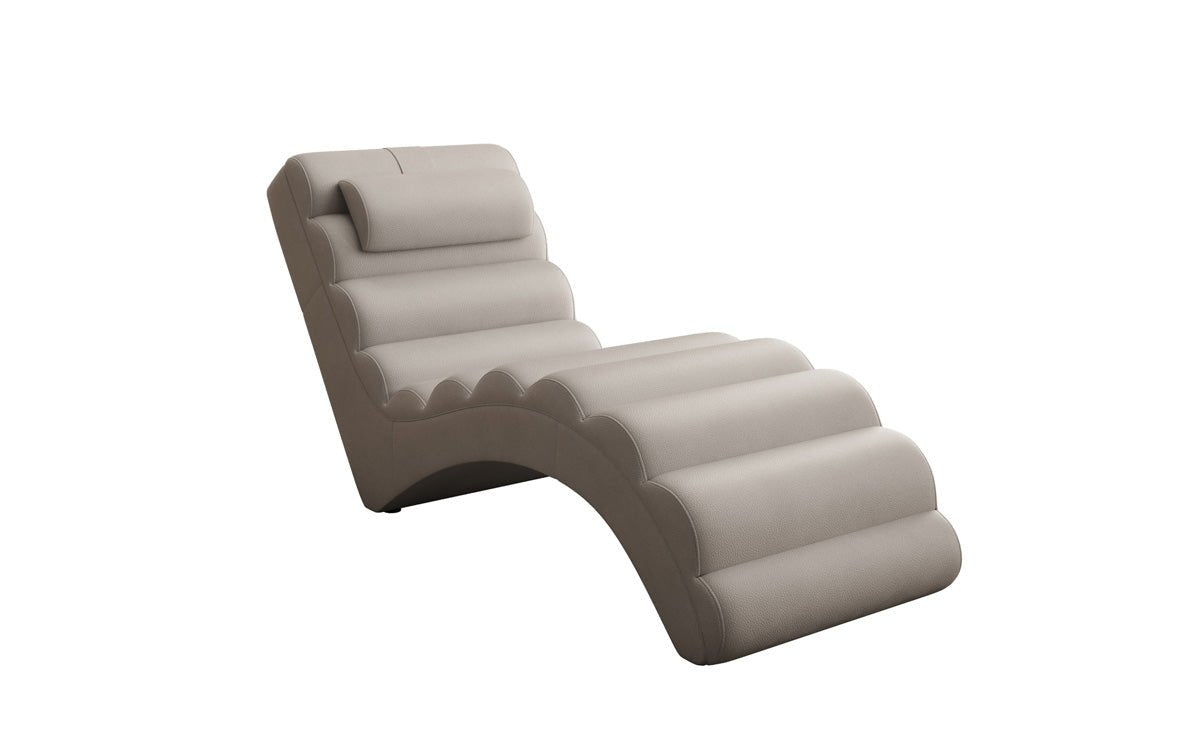 Designer Relax-Liege Malina in Echtleder