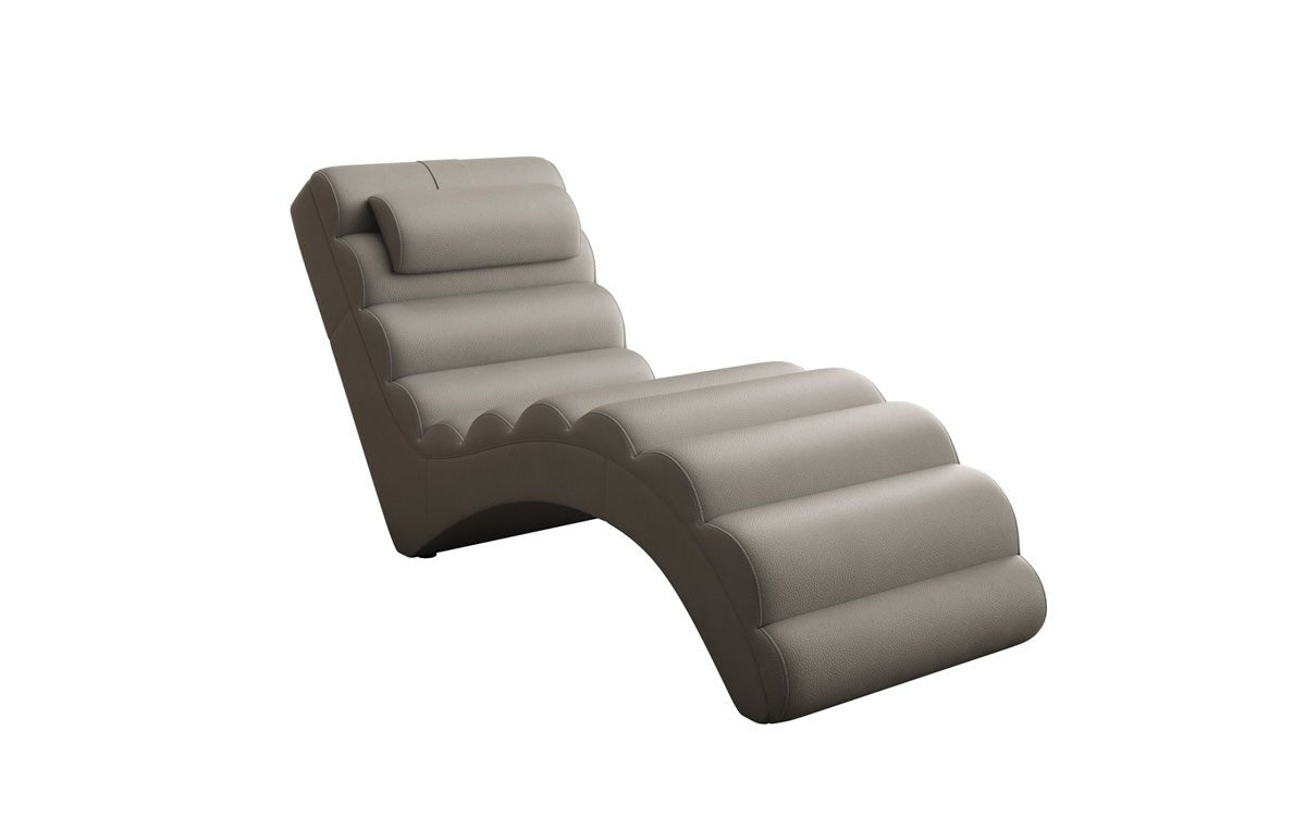 Designer Relax-Liege Malina in Echtleder