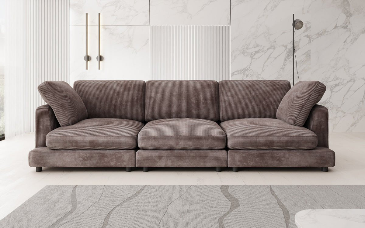 Designer 3 Siter Sofa Thalessa in Cord