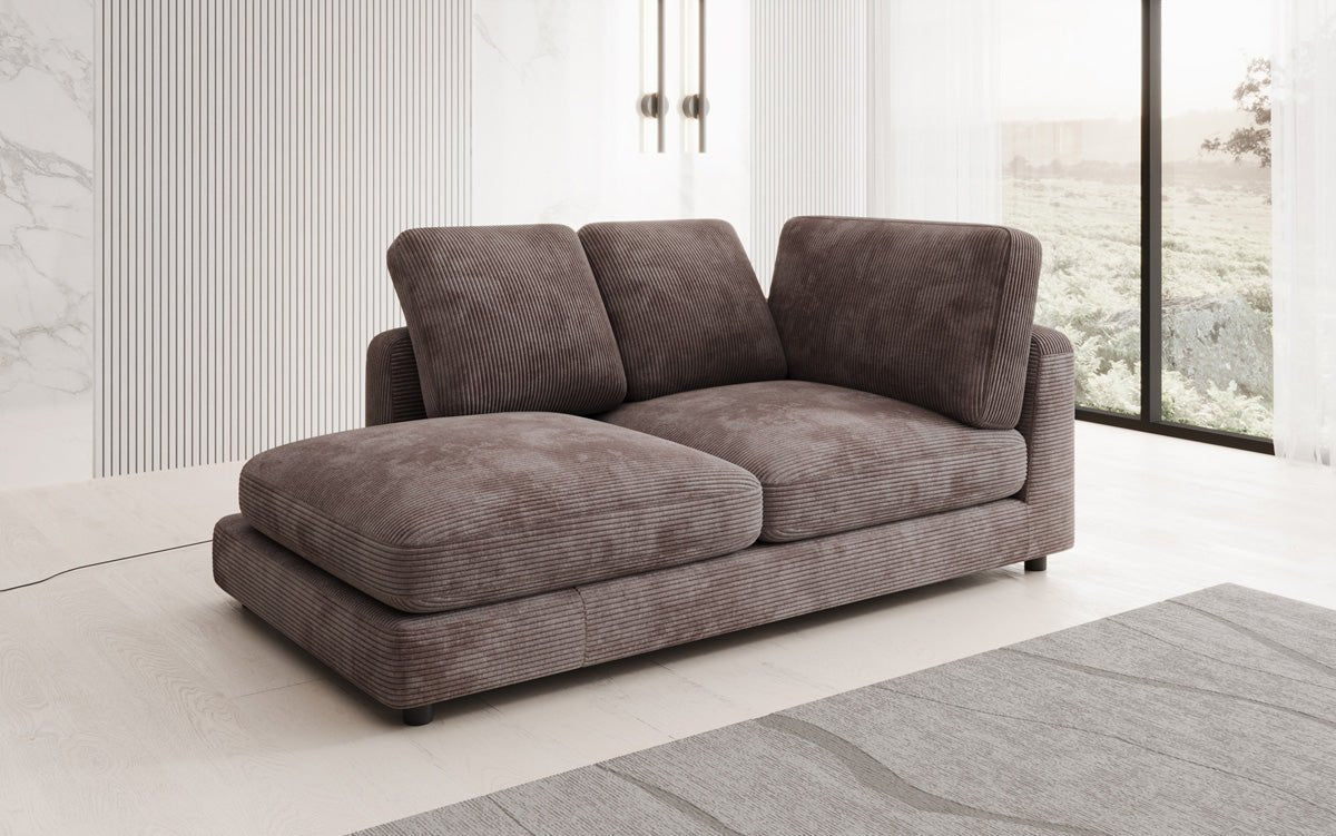 Designer Chaiselounge/Sofa Thalessa in Cord