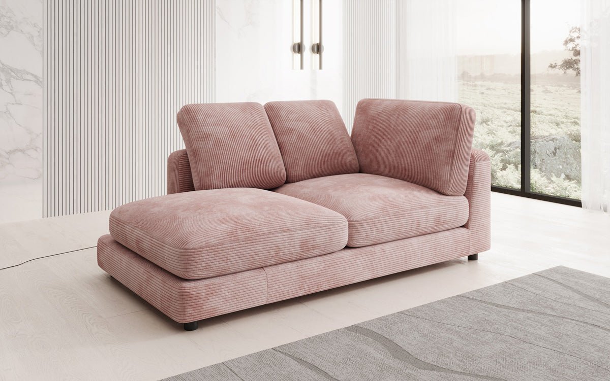 Designer Chaiselounge/Sofa Thalessa in Cord