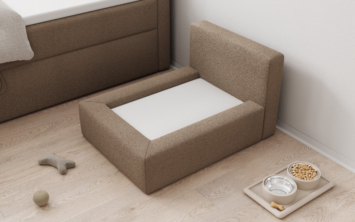Hundebett LupoLounge 80 × 60 cm in Bouclé