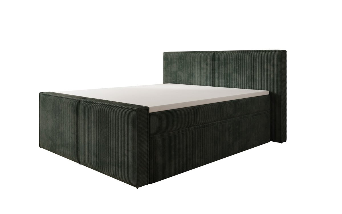 Boxspringbett Ophelia II mit Schubladen in Cord