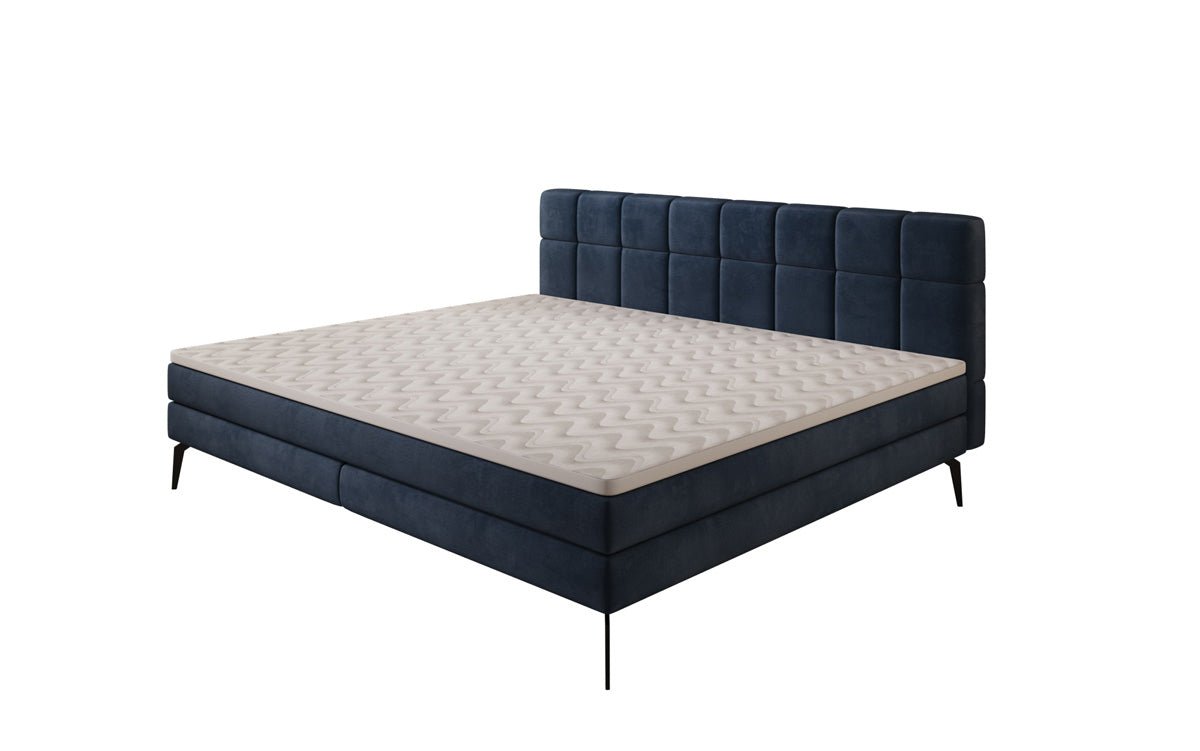 Familien Boxspringbett Savona – 220/240x200 in Samt