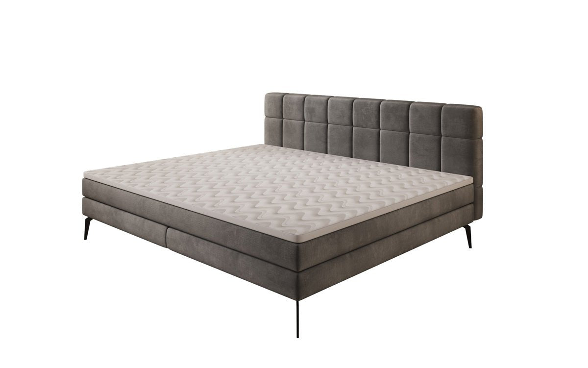 Familien Boxspringbett Savona – 220/240x200 in Samt