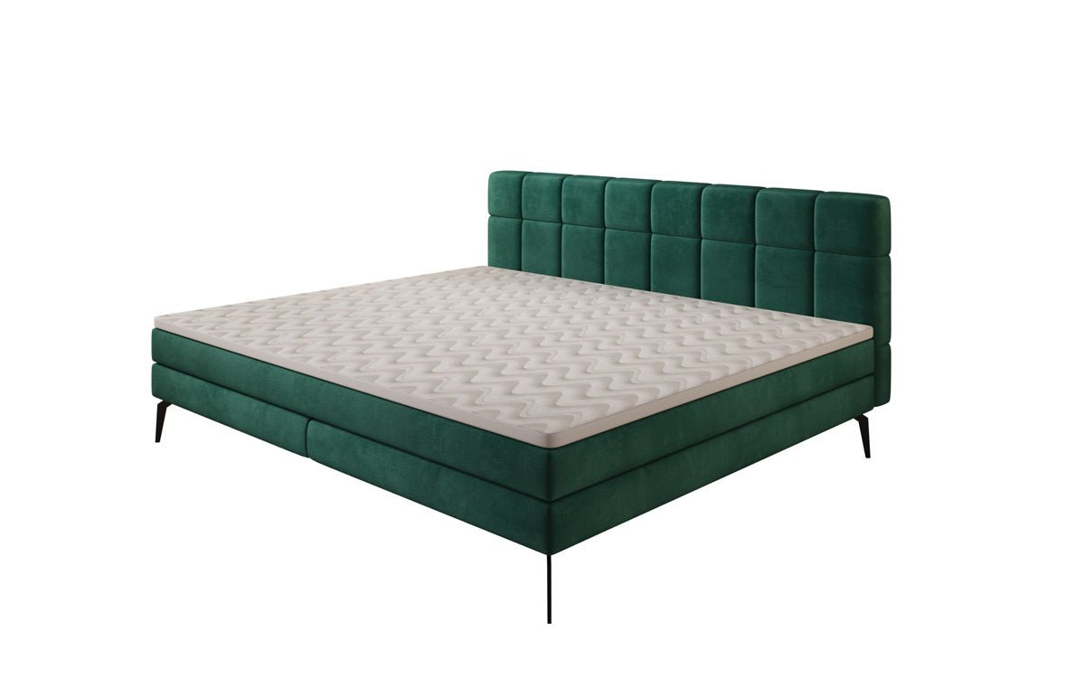 Familien Boxspringbett Savona – 220/240x200 in Samt
