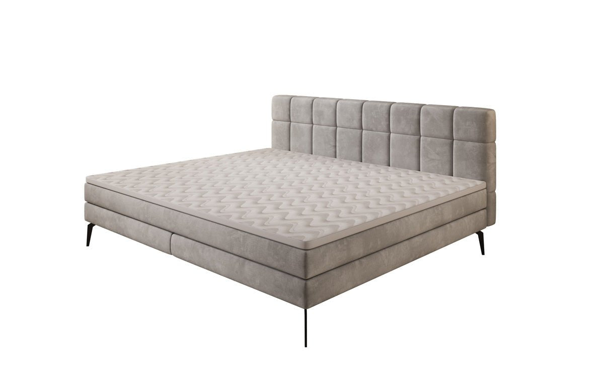 Familien Boxspringbett Savona – 220/240x200 in Samt
