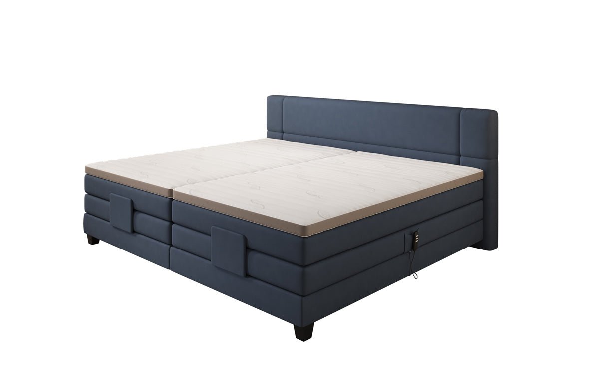 Familien Boxspringbett Noela 220/240x200 elektrisch verstellbar in Stoff