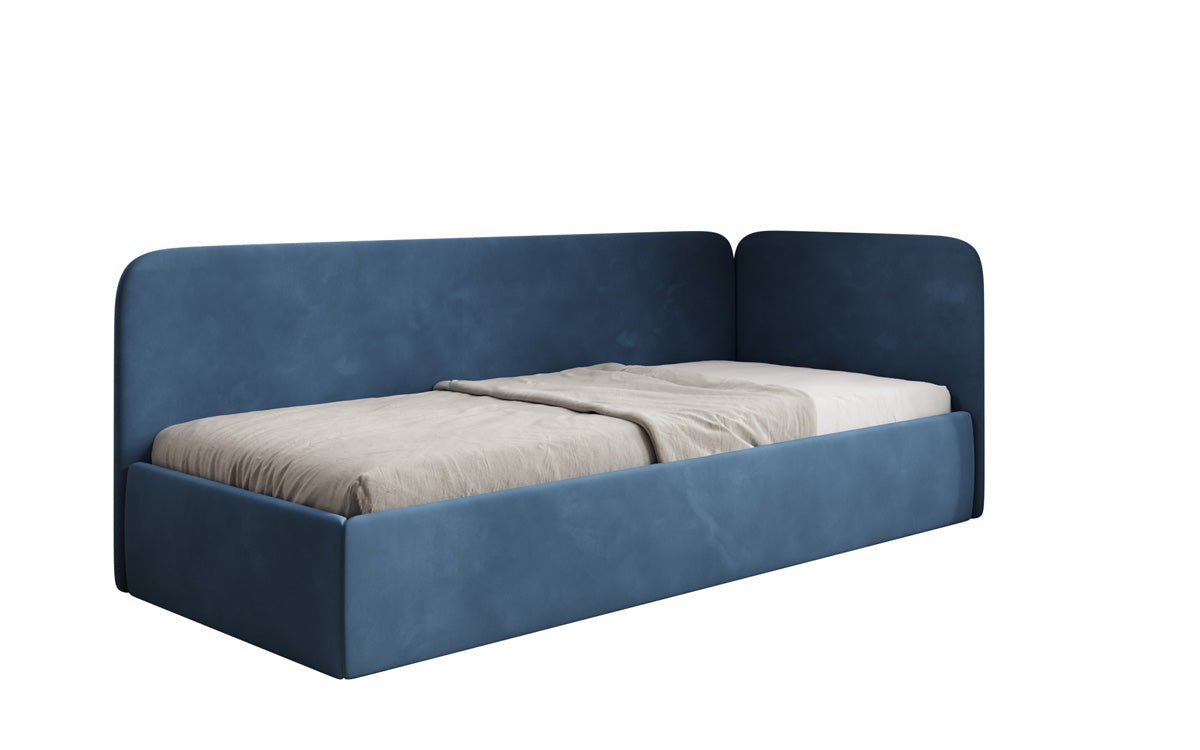 Designer Polsterbett/Gästebett/Sofa Cleo mit Stauraum