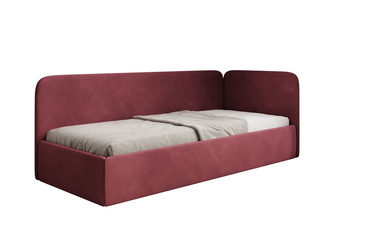 Designer Polsterbett/Gästebett/Sofa Cleo mit Stauraum