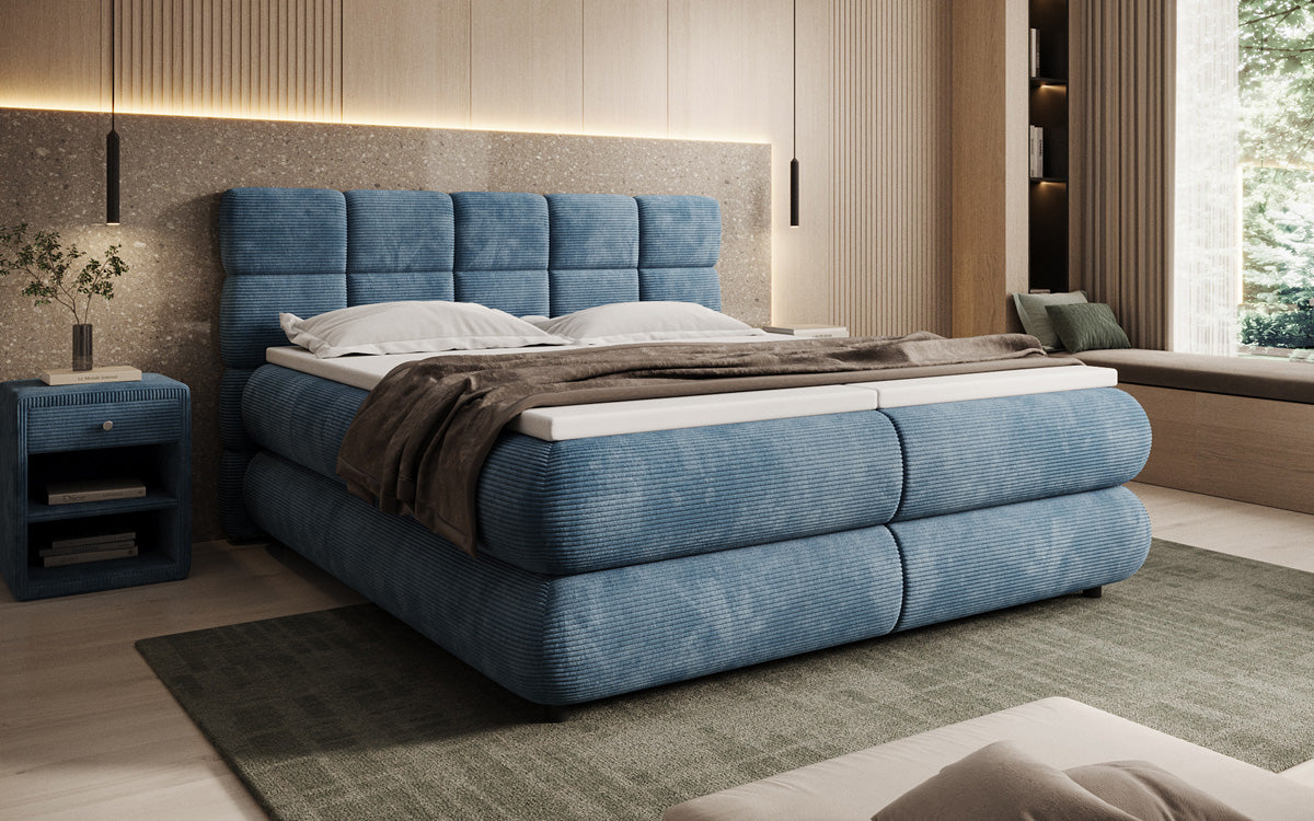 Boxspringbett Relana - elektrisch verstellbar in Cord