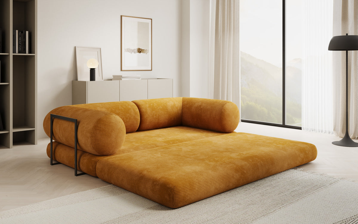 Designer Sofa Lazy Tube 3 Sitzer in Cord