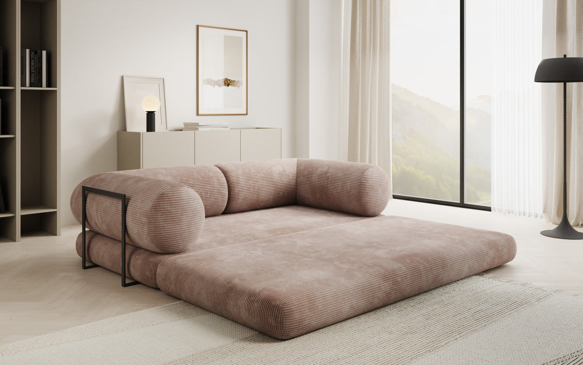Designer Sofa Lazy Tube 3 Sitzer in Cord