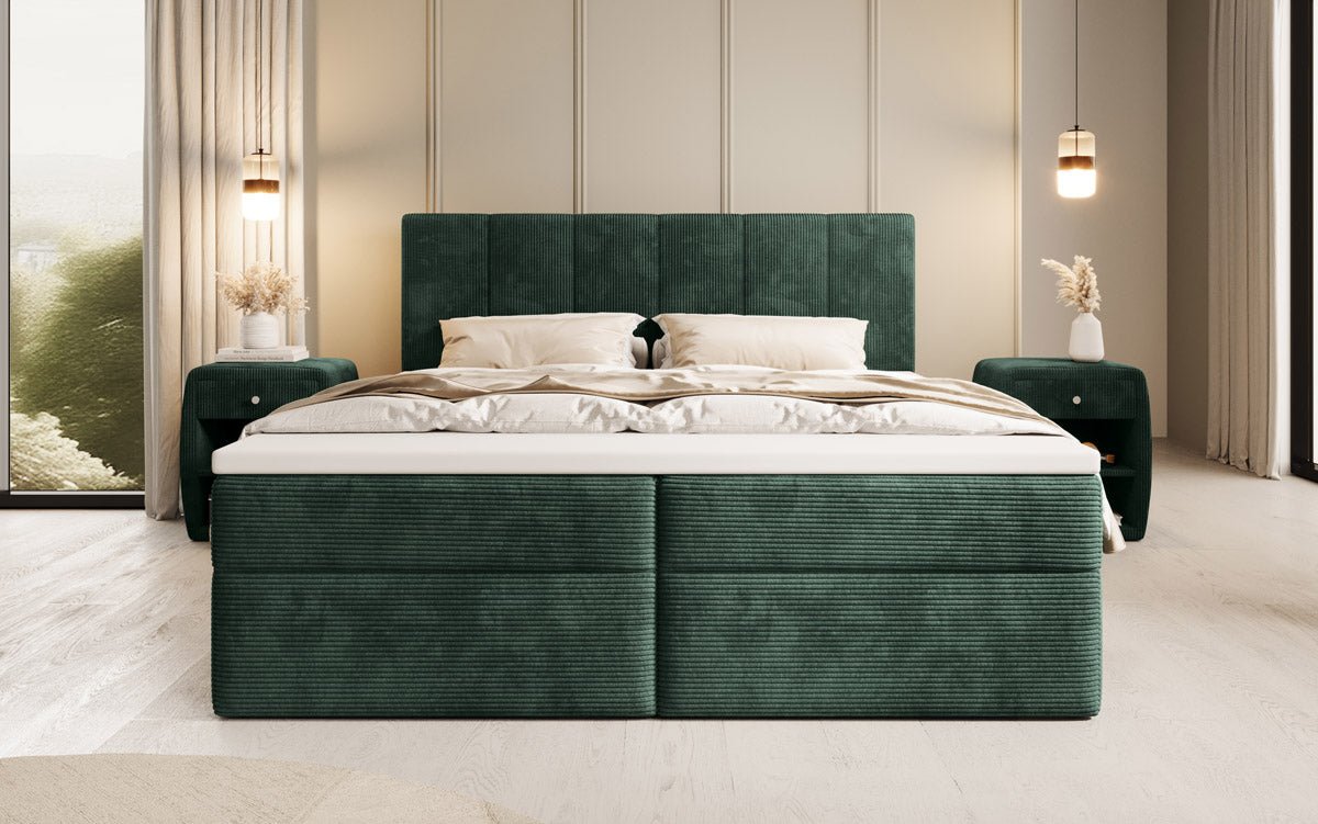 Boxspringbett Aurelia Cord mit Stauraum
