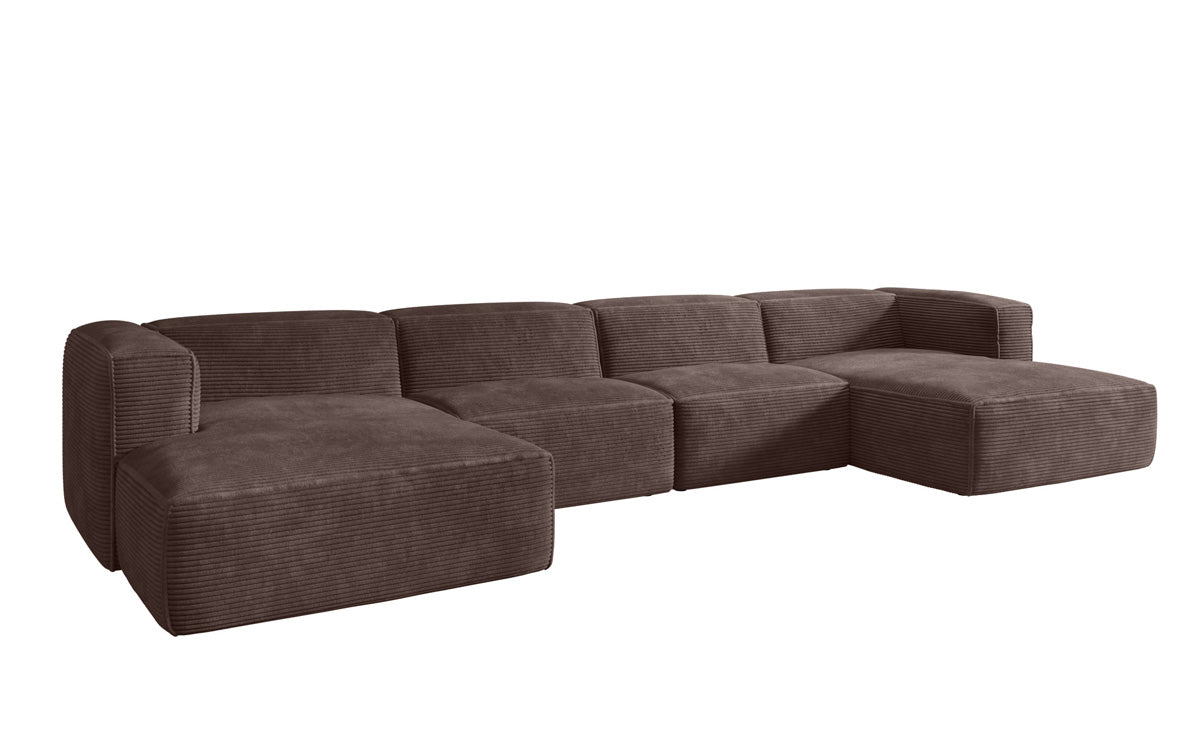 Designer Sofa Comfy U in Cord