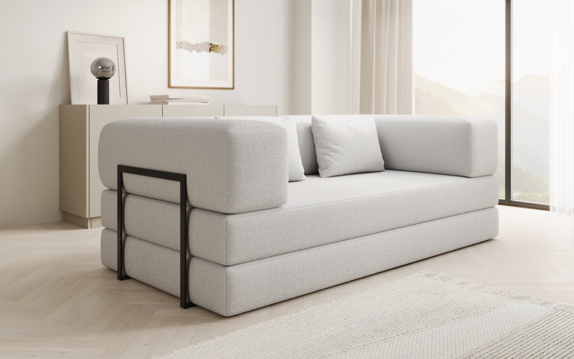 Extra Bezug für Sofa Lazy in Bouclé