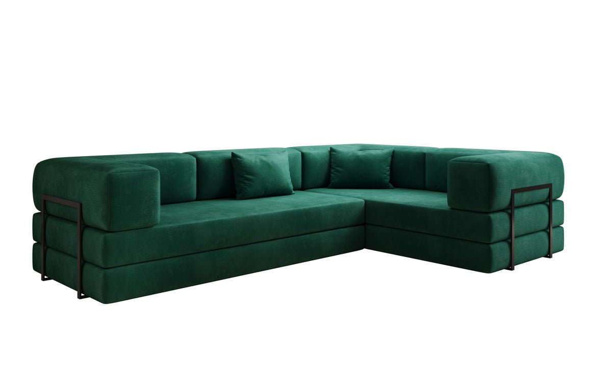 Designer Sofa Lazy L closed in Samt