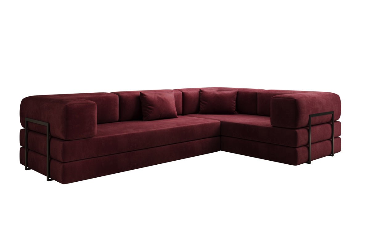 Designer Sofa Lazy L closed in Samt