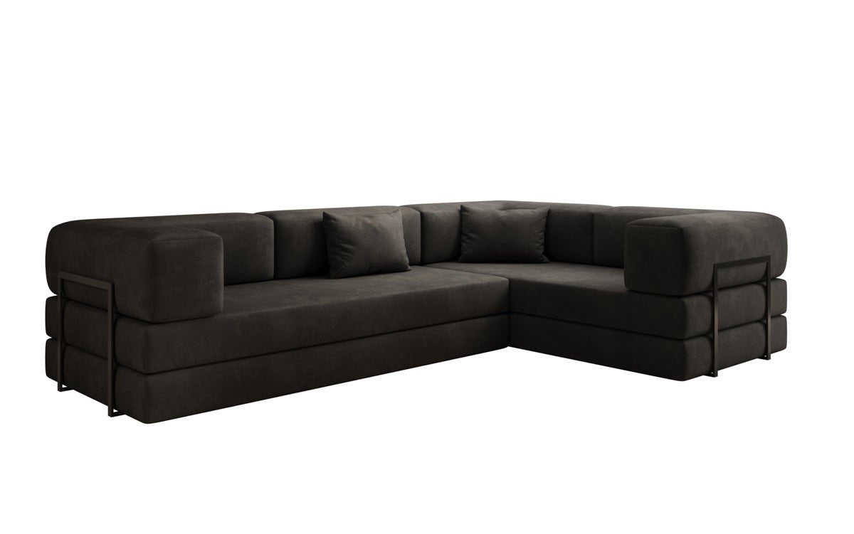 Designer Sofa Lazy L closed in Samt