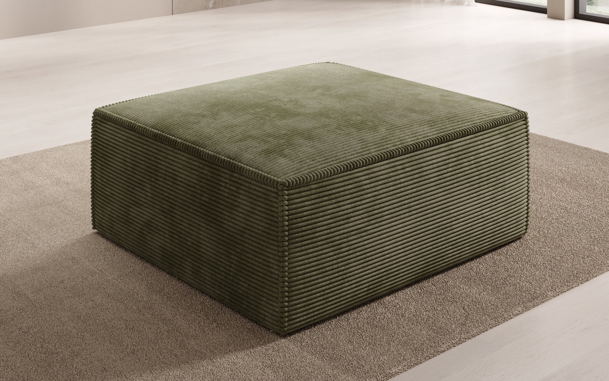 Beistellhocker Lesley in Cord