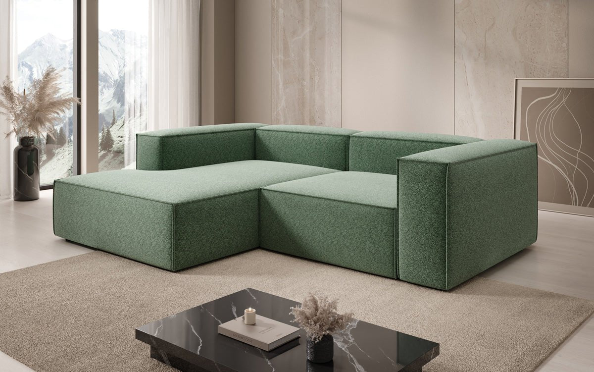 Designer Sofa Lesley L Mini in Strukturstoff