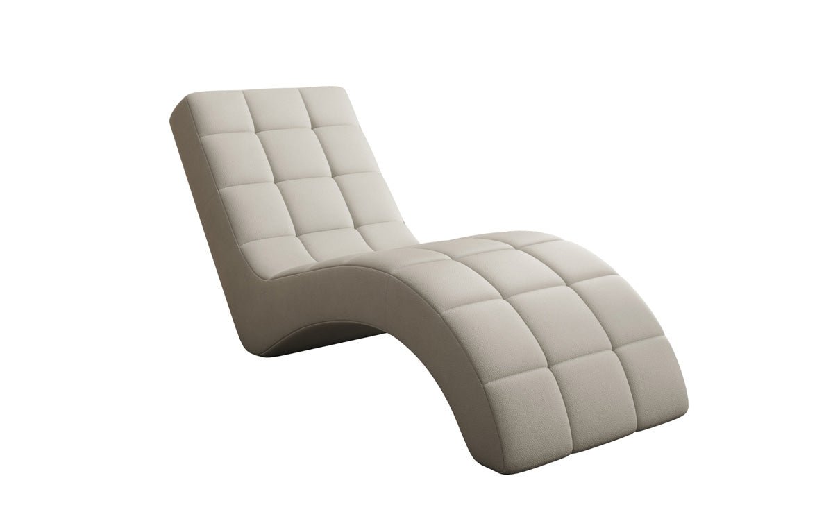 Designer Relax-Liege Nela in Echtleder