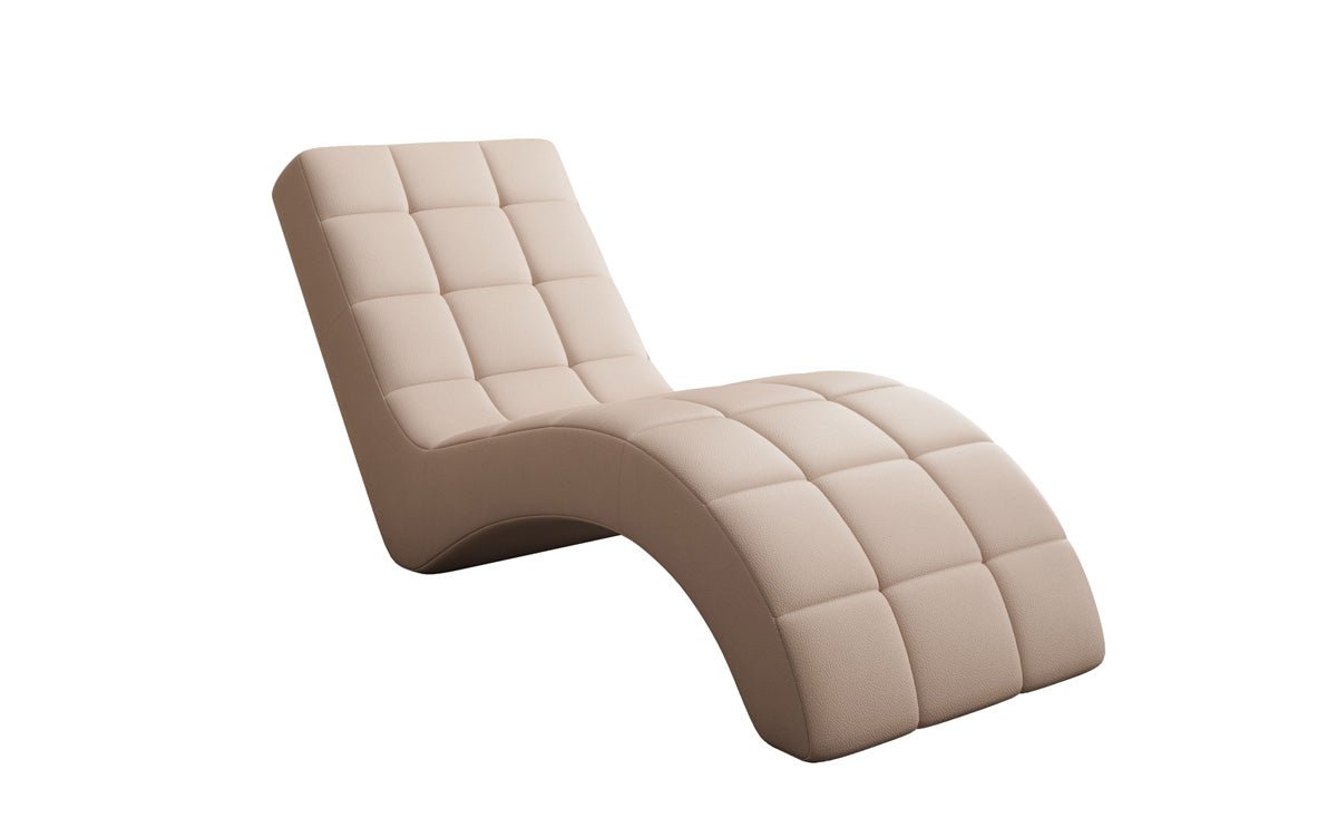 Designer Relax-Liege Nela in Echtleder