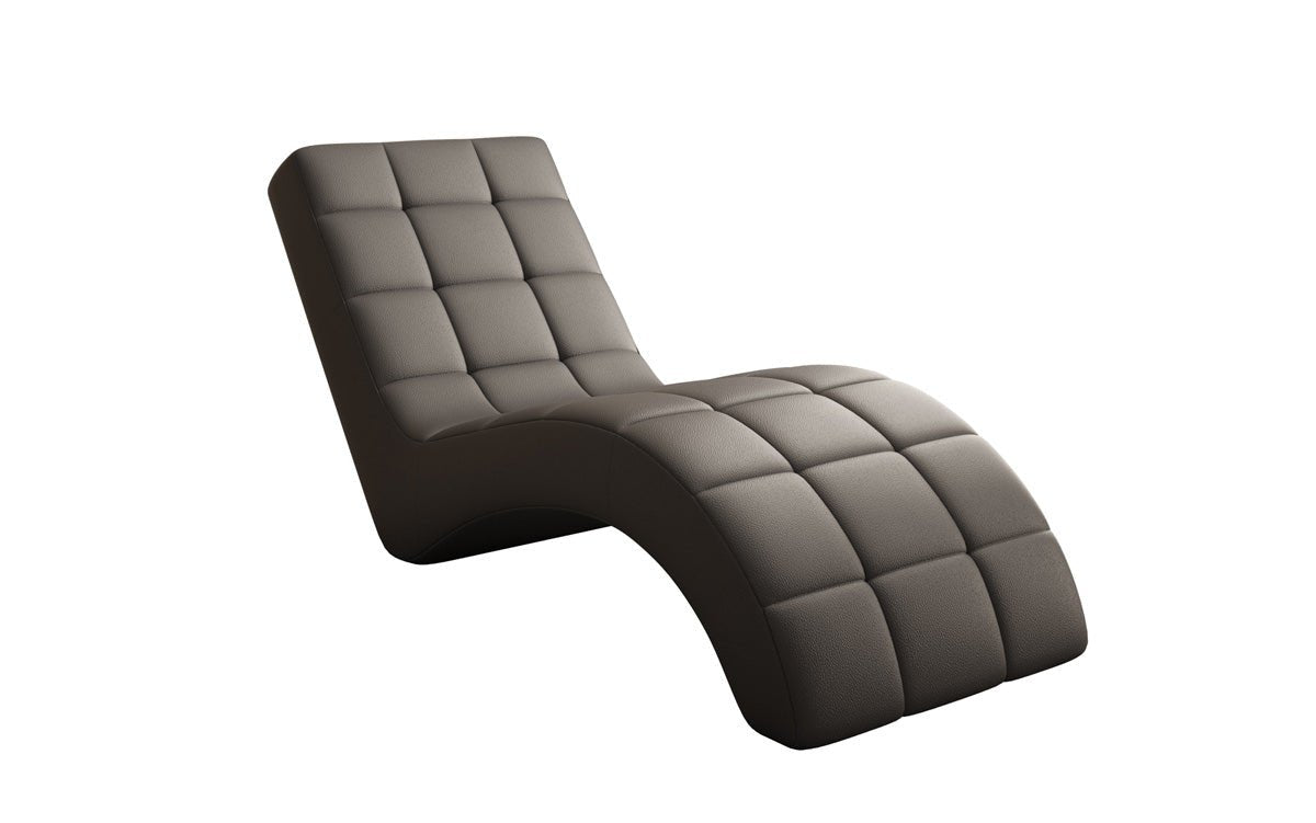 Designer Relax-Liege Nela in Echtleder
