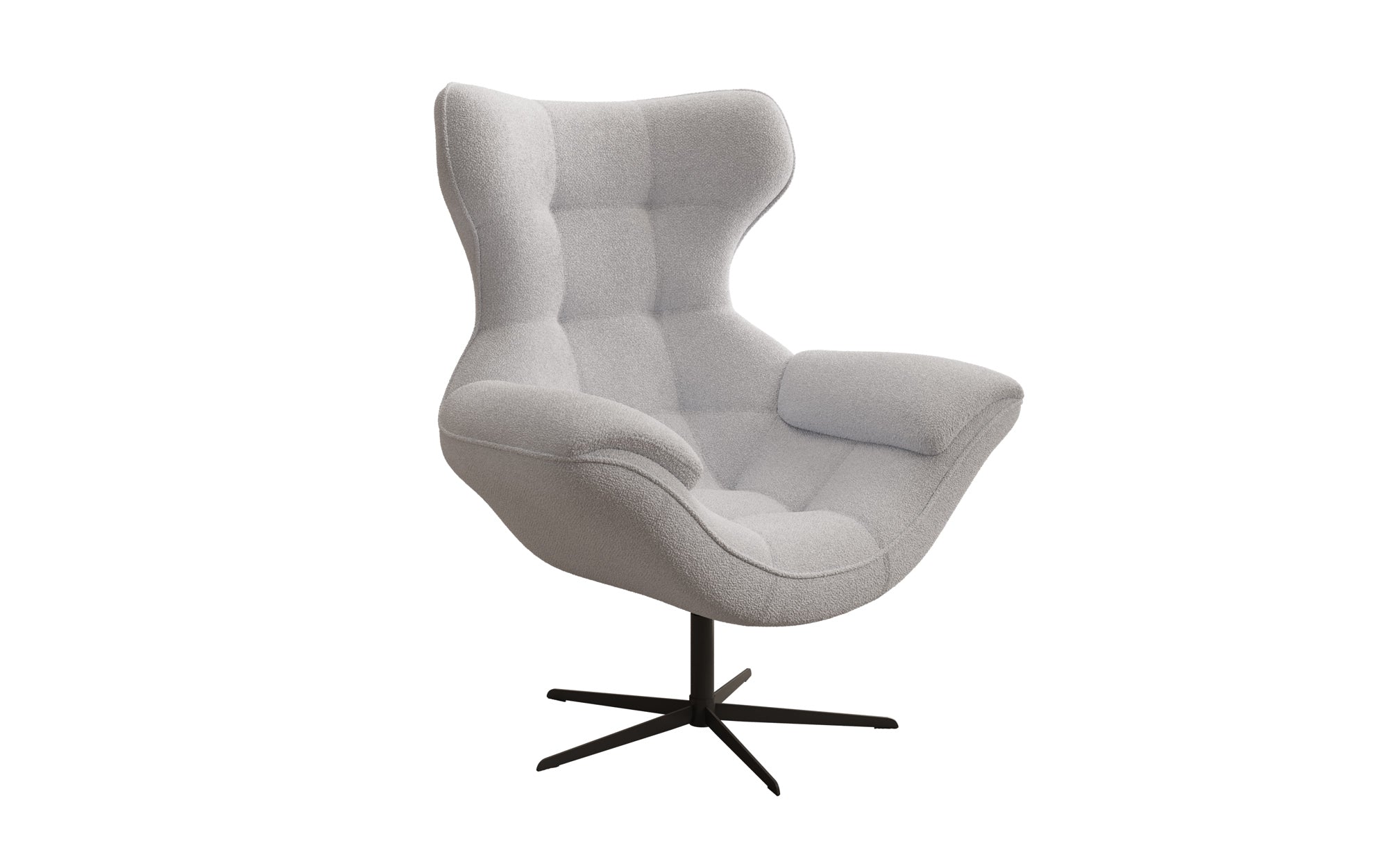 Designer Sofa-Sessel Aurelio in Bouclé