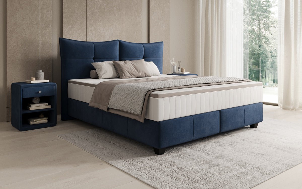 Boxspringbett Veyora in Samt