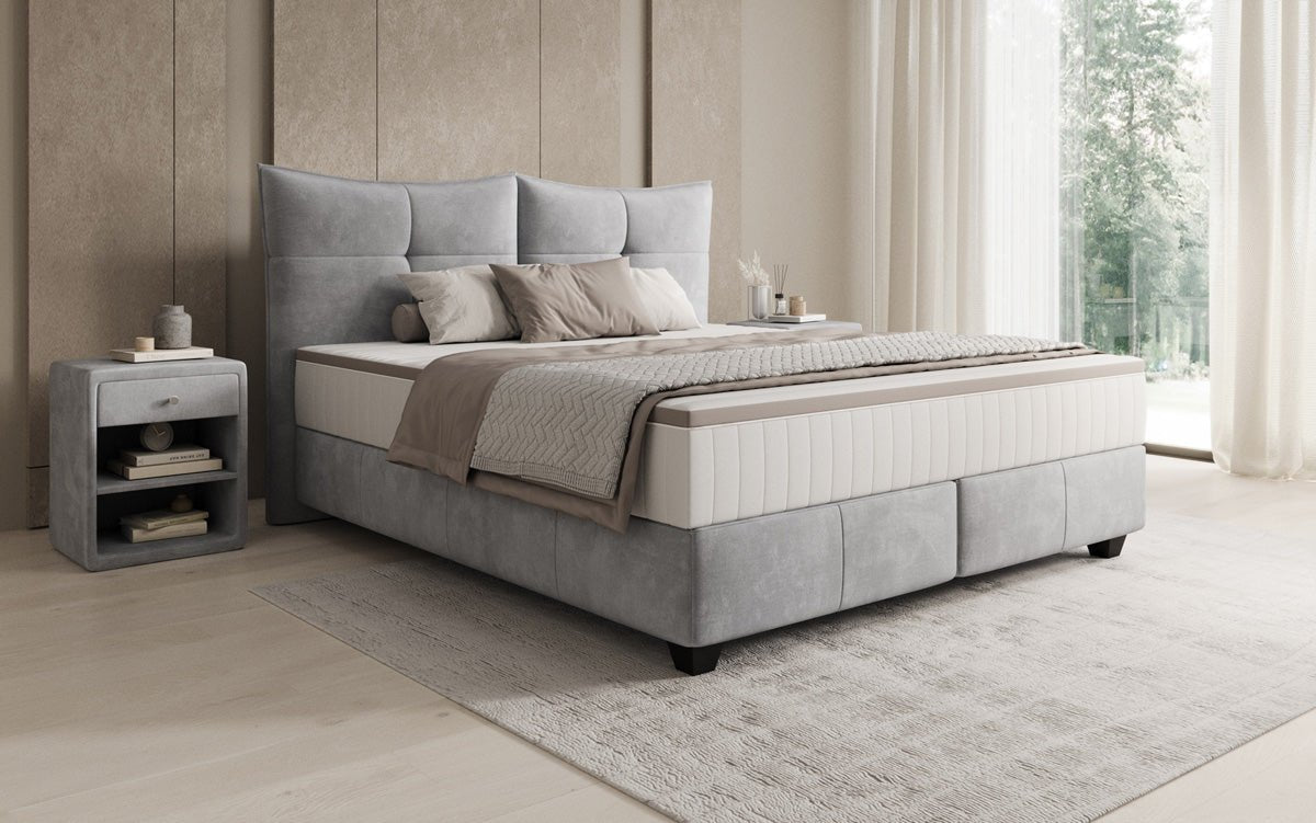 Boxspringbett Veyora in Samt
