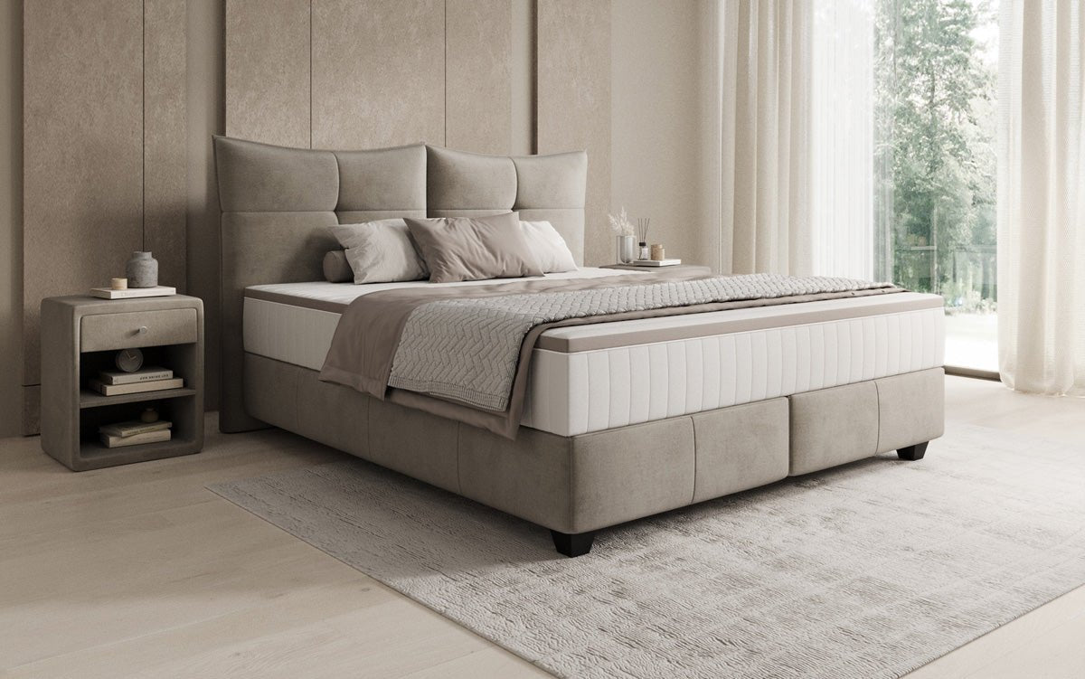 Boxspringbett Veyora in Samt