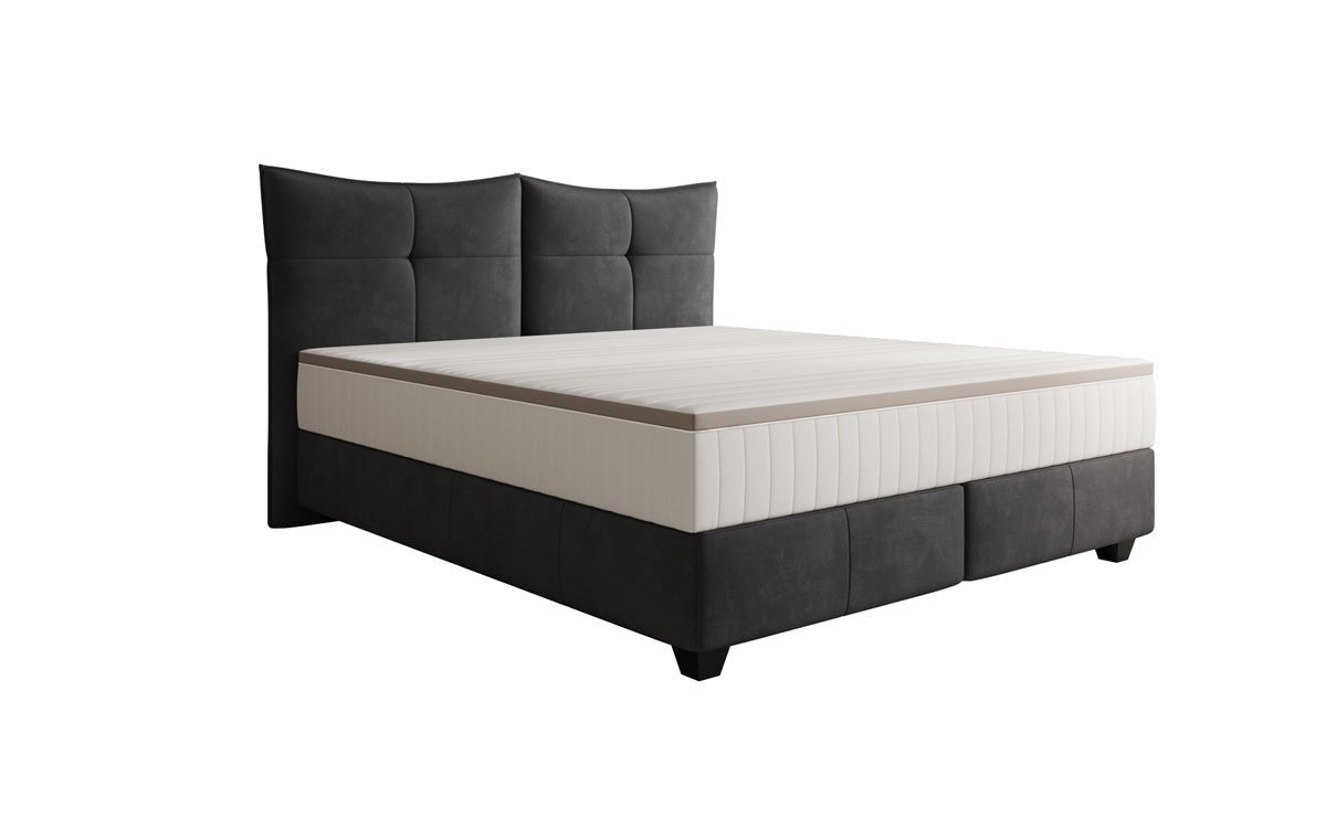 Boxspringbett Veyora in Samt